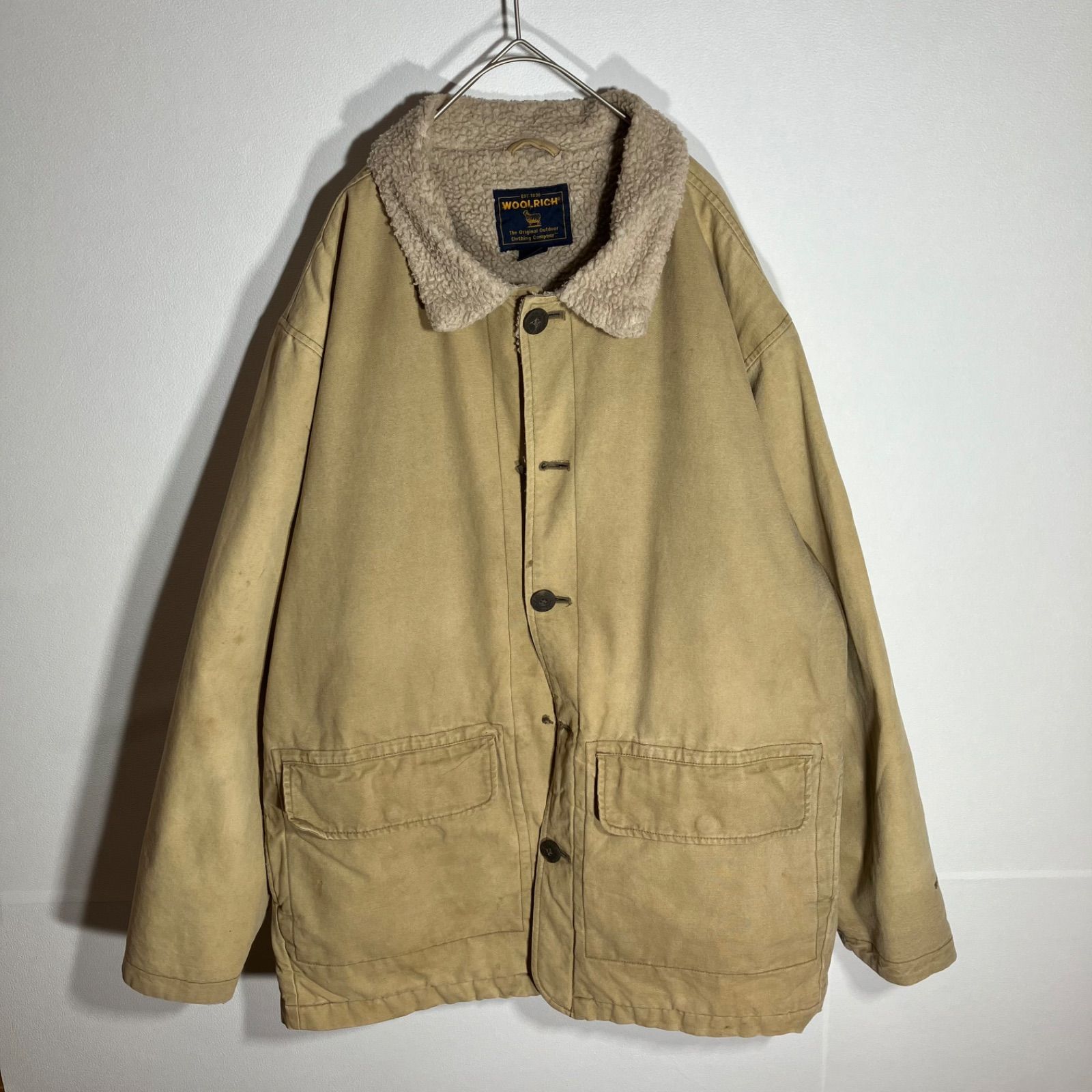 WOOLRICH ウールリッチ カバーオール 裏地 襟ボアジャケット - メルカリ