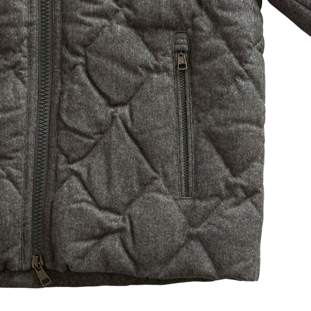 MONCLER モンクレール ダウンジャケット グレー 黒 フード付き 