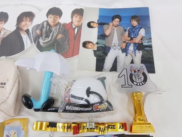 中古品 WEST. 中間淳太 グループグッズ 他 トートバッグ クリア