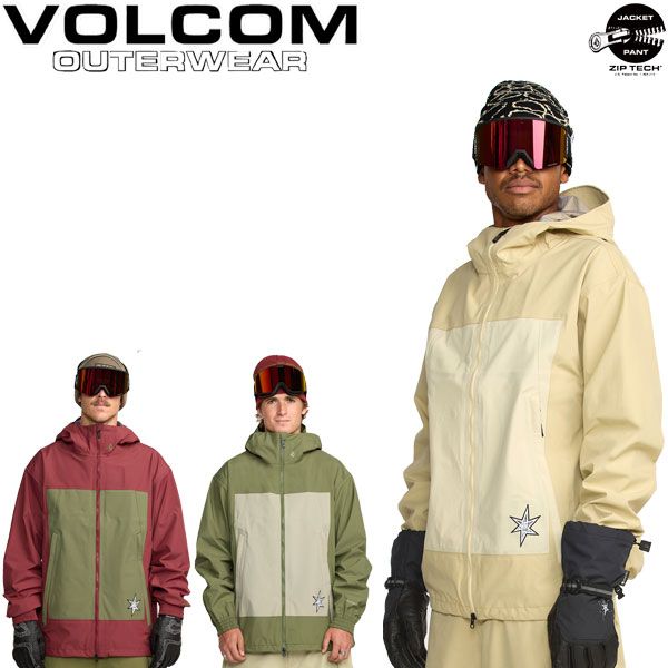25-26 VOLCOM/ボルコム ARTHUR 3L jacket メンズ レディース 防水 