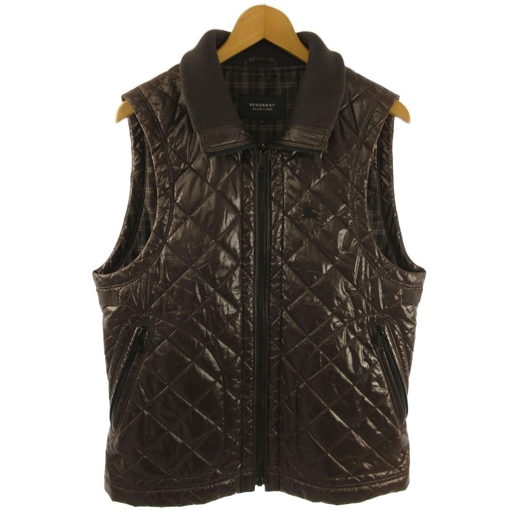 バーバリーブラックレーベル BURBERRY BLACK LABEL キルティングベスト