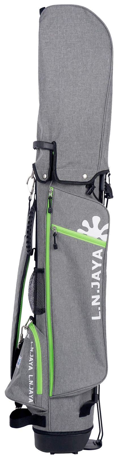 レザックス キャディバッグ L.N.JAYA 6.5型スタンドバッグ グレー LNCB