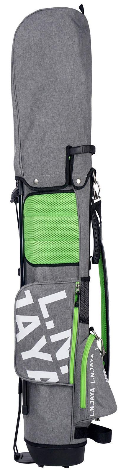 レザックス キャディバッグ L.N.JAYA 6.5型スタンドバッグ グレー LNCB