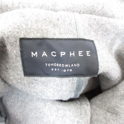 トゥモローランド マカフィー　ウールメルトンダッフルコート　36（M）グレージュ ウールメルトン ダッフルコート｜トゥモローランド 公式通販