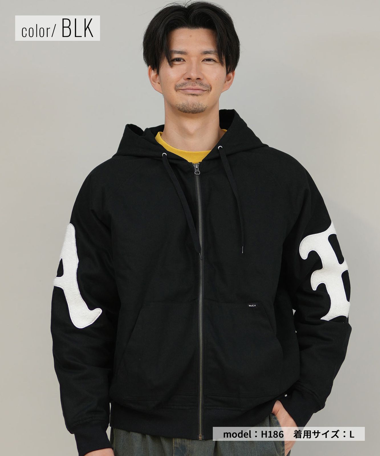 一般の人購入ページ ムラスポ公式】新品 RVCA ルーカ ジャケット メンズ シンプル バック
