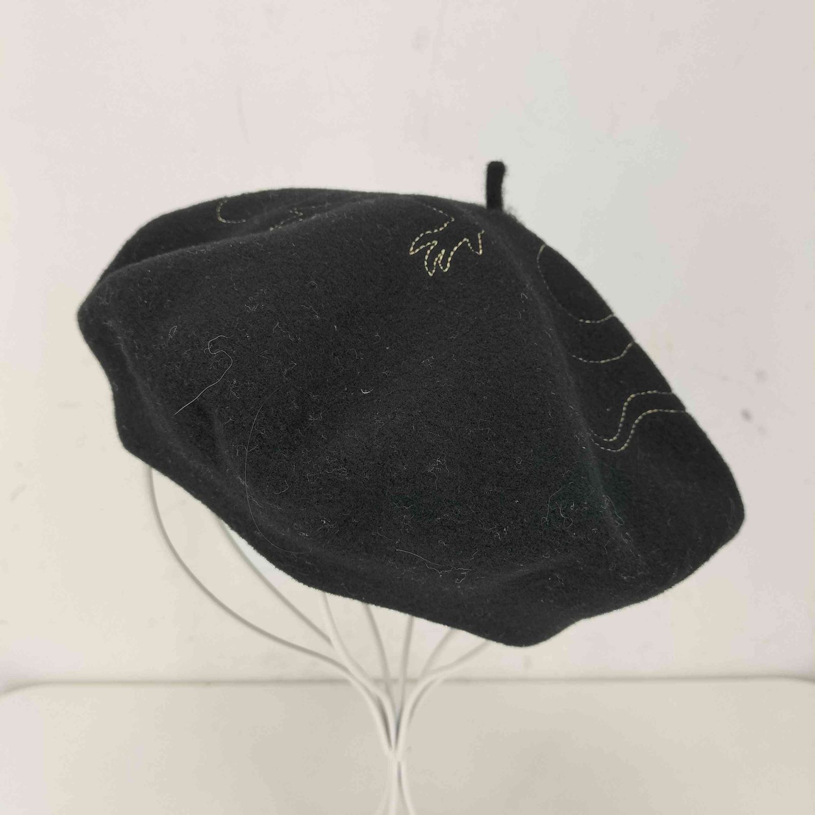 アニエスベー agnes b. トカゲ刺繍 ベレー帽 レディース Tu - メルカリ