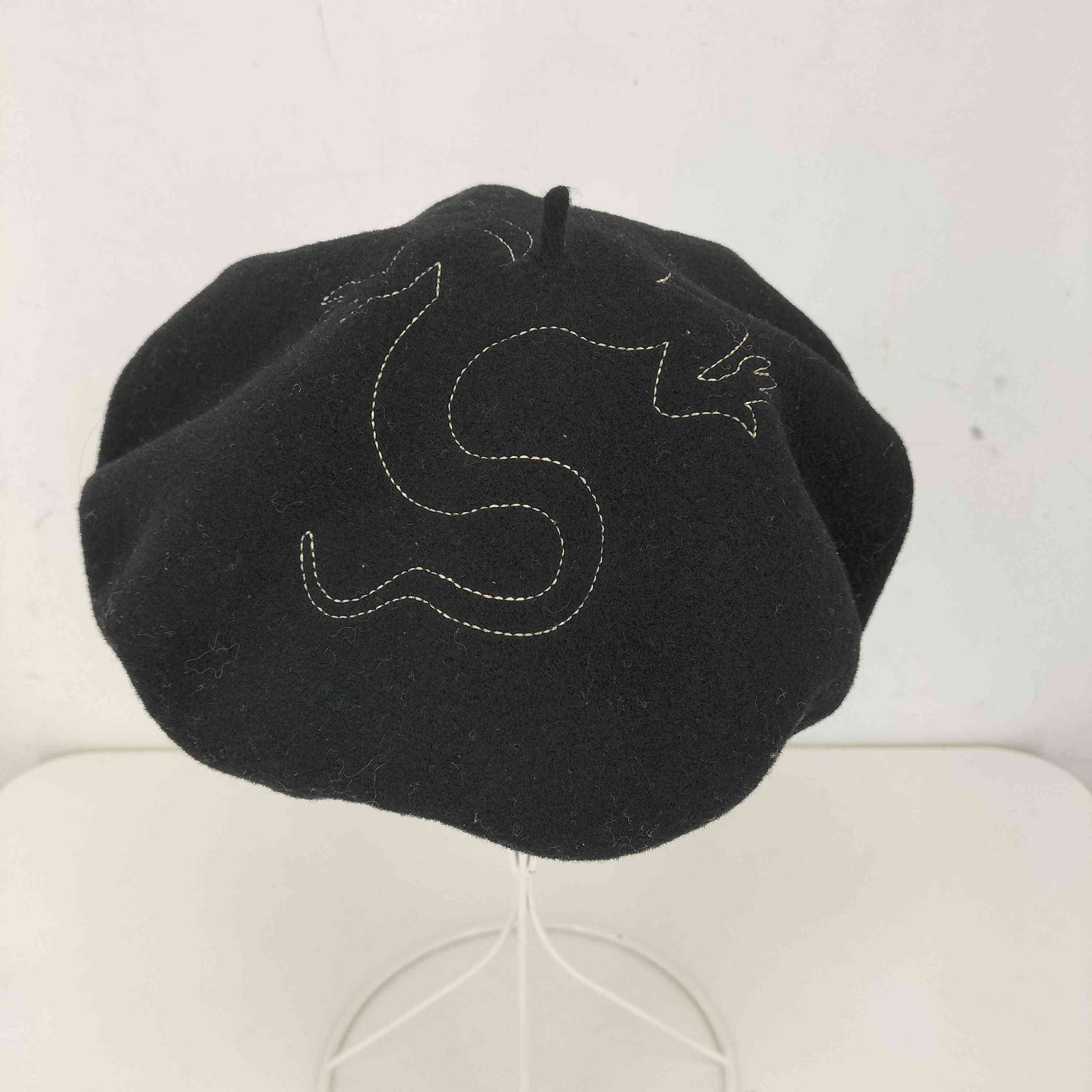 アニエスベー agnes b. トカゲ刺繍 ベレー帽 レディース Tu - メルカリ