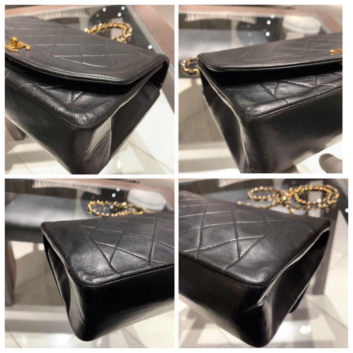 ◎本物 美品 CHANEL ダイアナ マトラッセ チェーンショルダーバッグ