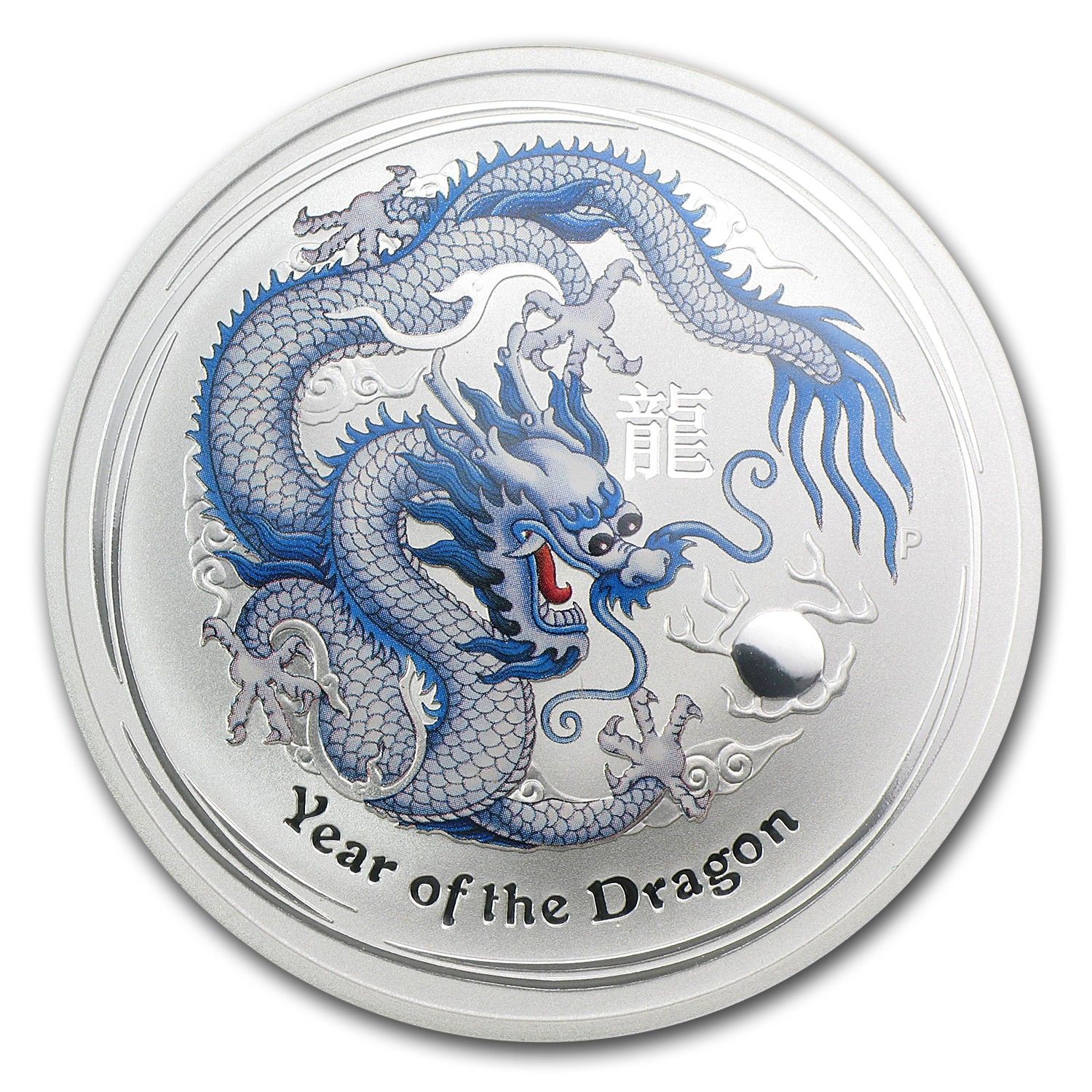 2012 アトラリア 1オンス シルバー ホワイト ドラゴン MS-70 NGC (ANA