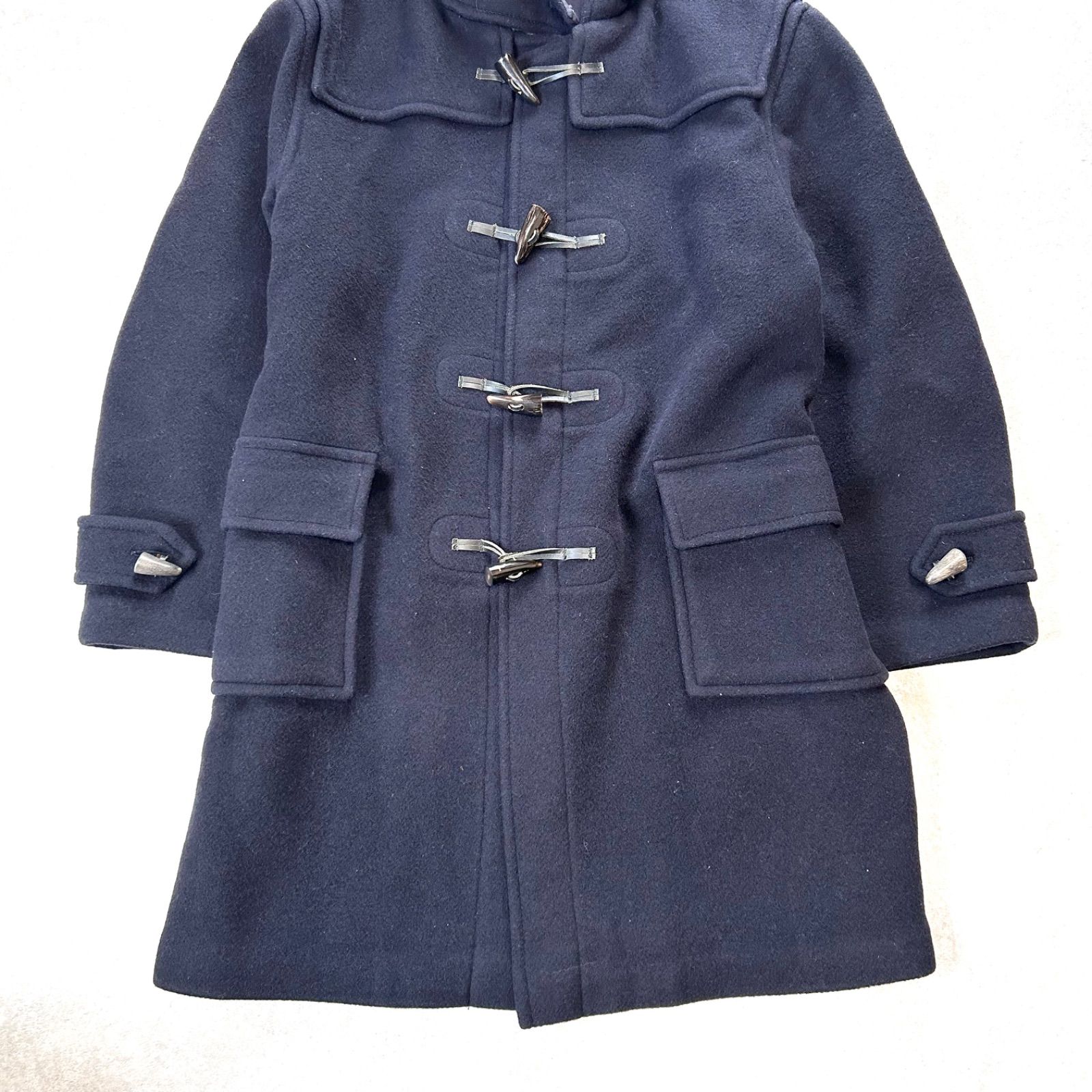 希少 BURBERRY 80's 90's イングランド製 フーディ ダッフルコート