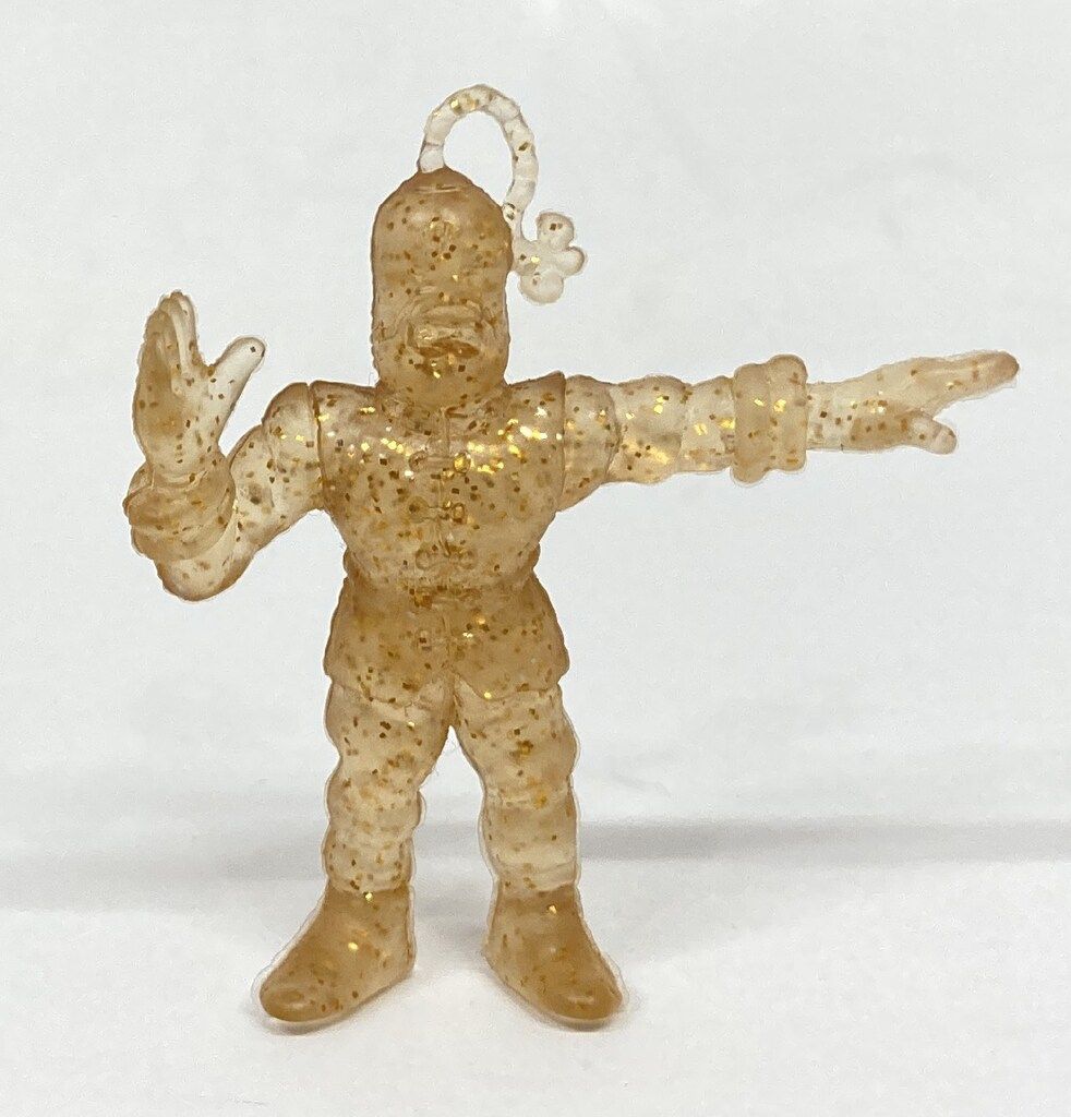 バンダイ キン消し レギュラー パート001 007ラーメンマン クリア金