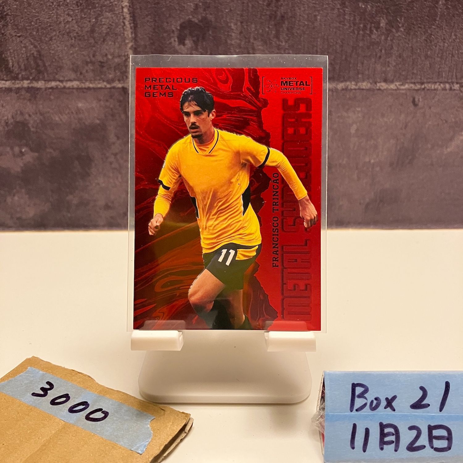 2022 SkyBox Metal Universe Francisco Trincao Wolverhampton