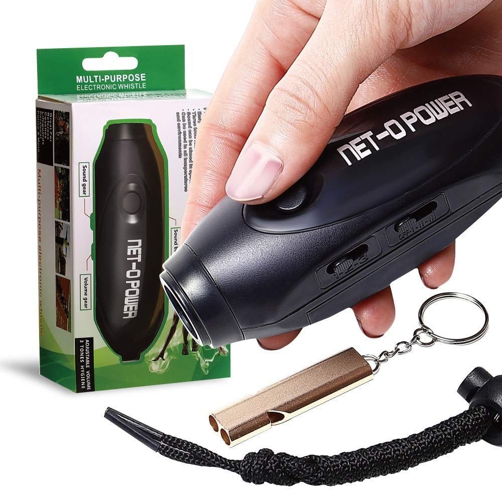 【数量限定】【3段階 3種類のホイッスル音】 電子ホイッスル 新モデル (NET-O) 単4電池付き ネットオー