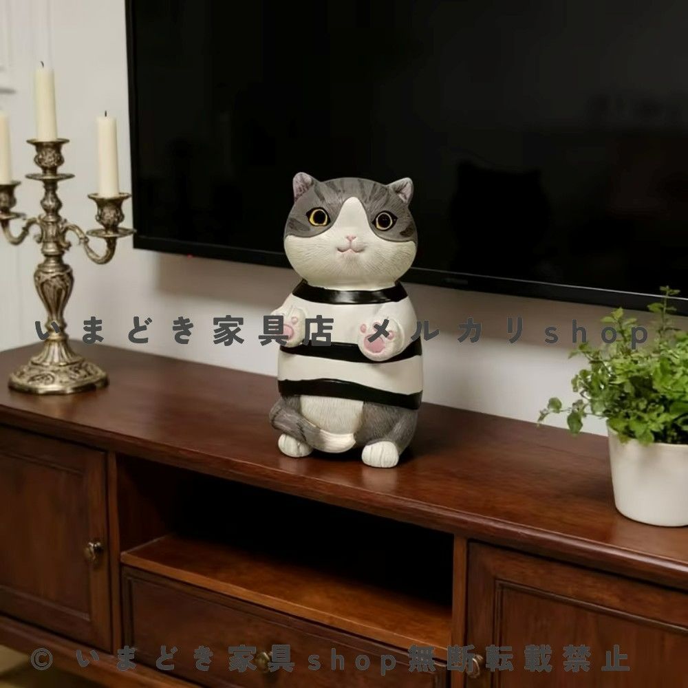 置物 猫 ネコ アニマル オブジェ オーナメント ねこ キャット 蝶