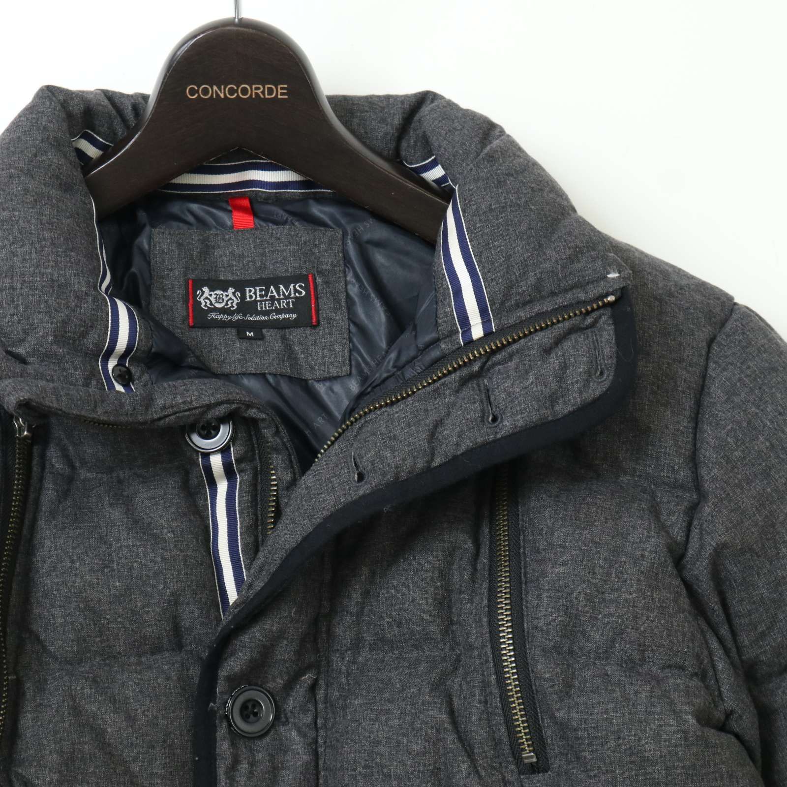 BEAMS HEART ビームス ハート 秋冬 ダウン ジャケット Sz.M メンズ 