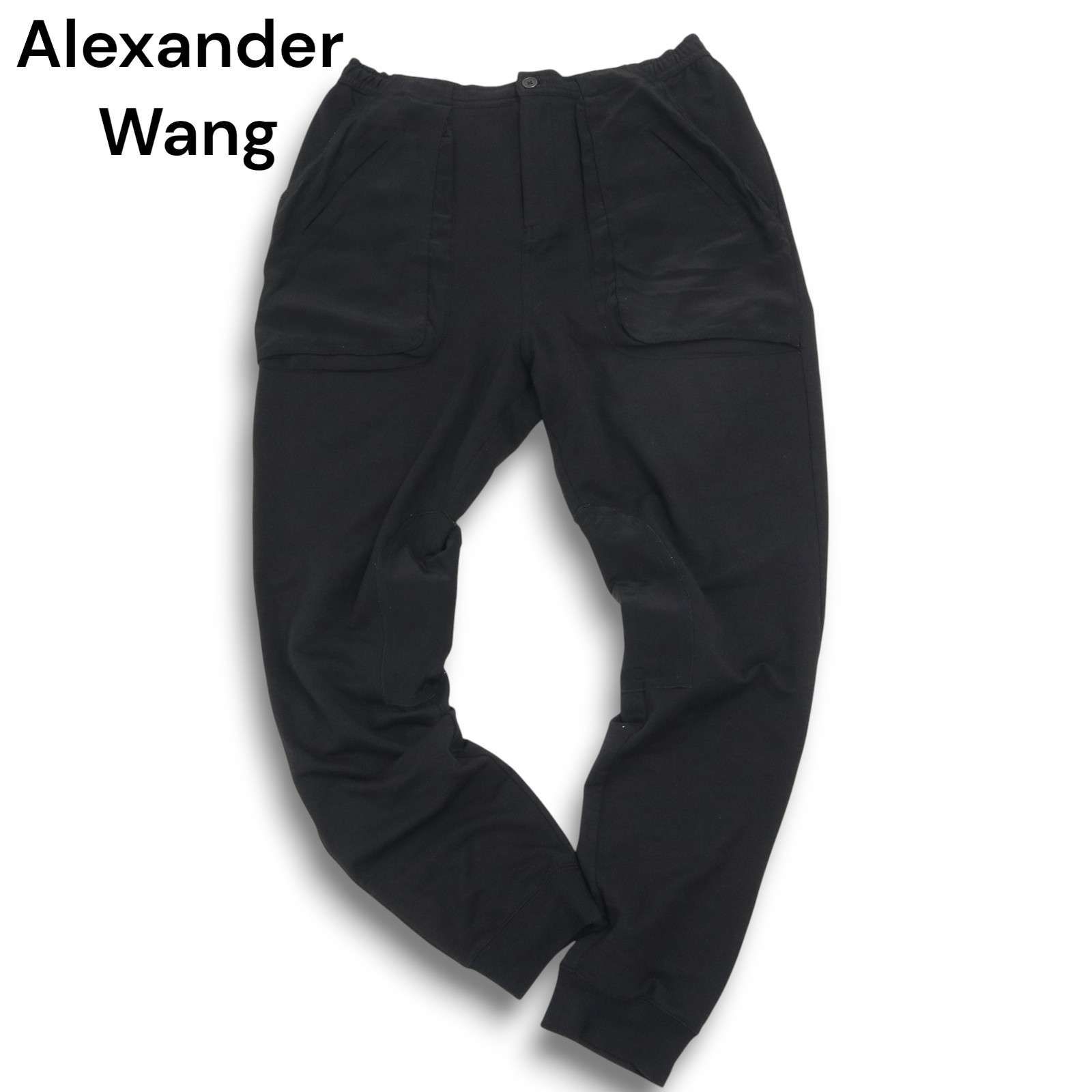 alexanderwang アレキサンダー ワン SS25 GRAPHIC ARTICULATED LEG ... 新品 alexanderwang ロゴ スウェットパンツ アレキサンダーワン alexander wang アレキサンダーワン ロゴ 刺繍 ジョガーパンツ
