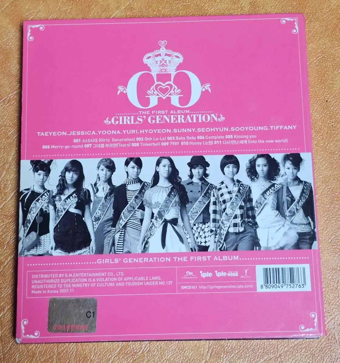 ★直筆サイン★ 少女時代　日本1stアルバム　韓国版 少女時代 Girls' Generation 1st Album (メンバー4名サイン盤) - メルカリ