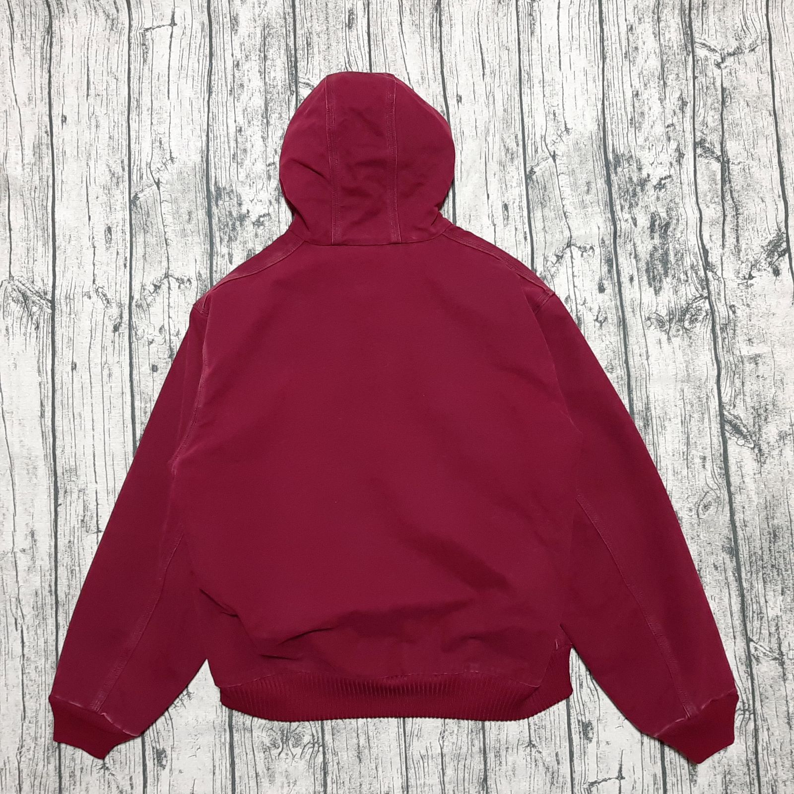 Carhartt アクティブジャケット J130 CRI 赤 Lサイズ Vintage Carhartt Crimson Active Jacket Quilt Lined Men XLarge J130