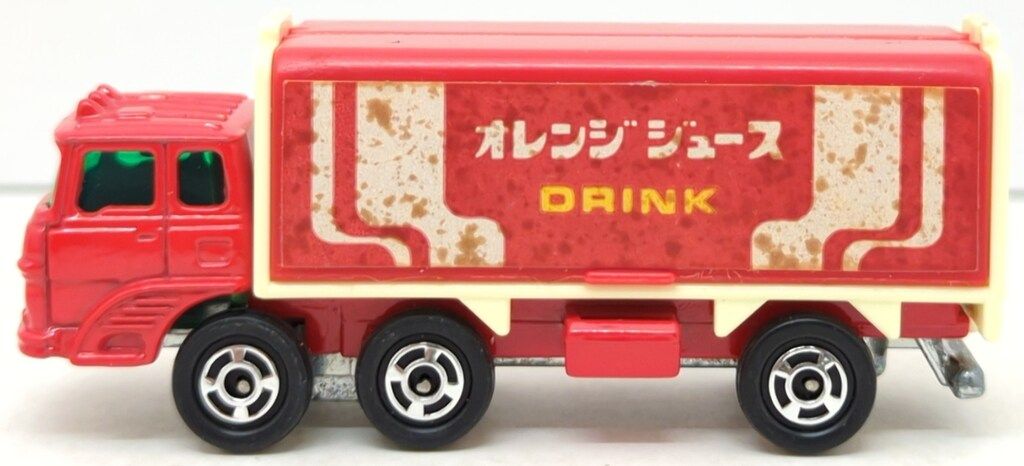 トミー トミカ/黒箱日本製 ふそうウイングルーフトラック/赤/2F/赤