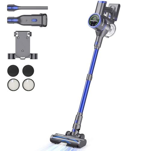 掃除機 コードレス LEDタッチパネル 強い吸引力40000Pa 500W 充電式