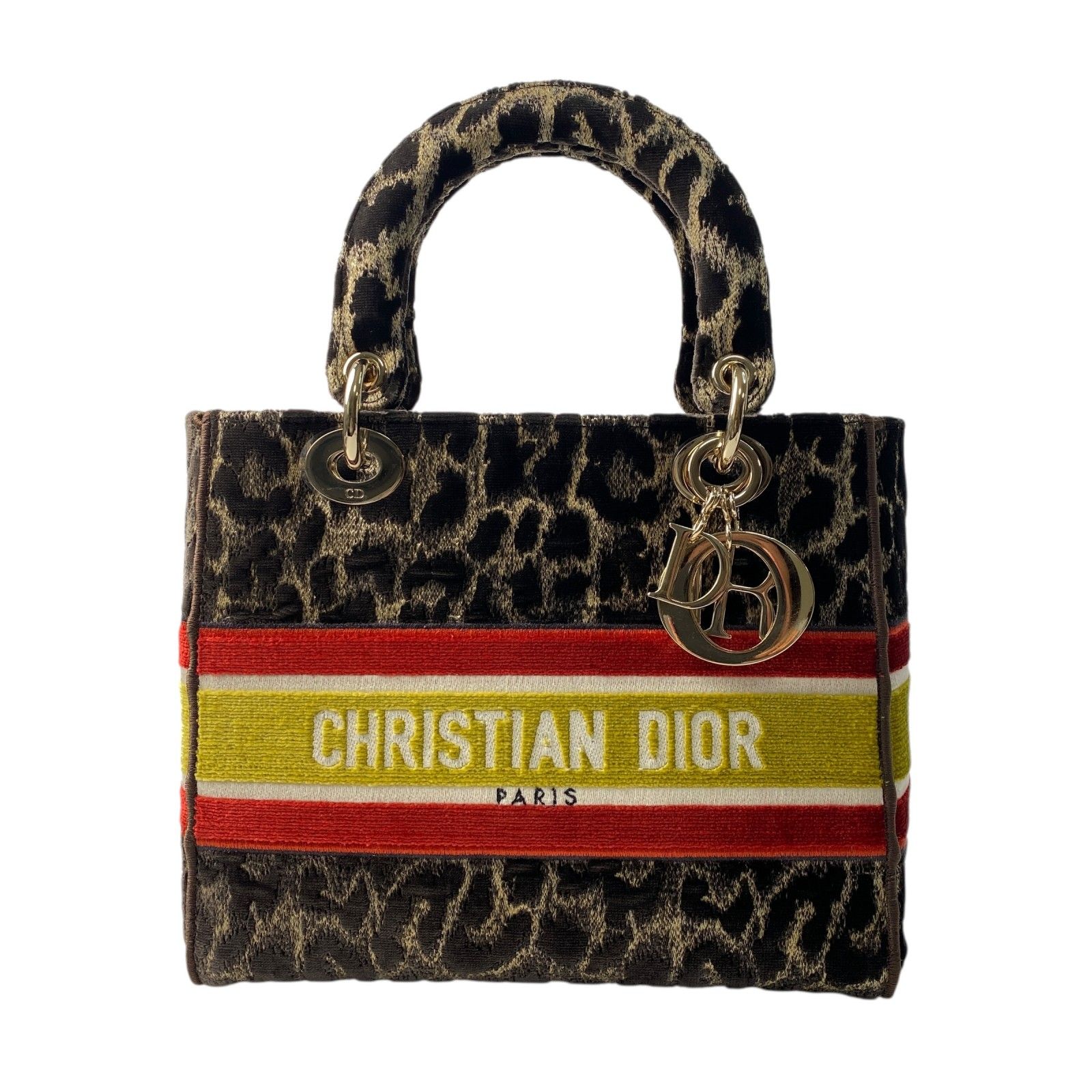 新品同様 ディオール DIOR レディース レディディオール ミディアム レオパード 2way ハンドバッグ ショルダーバッグ 斜めがけ クロスボディ 新品同様 ディオール DIOR レディース レディディオール ミディアム