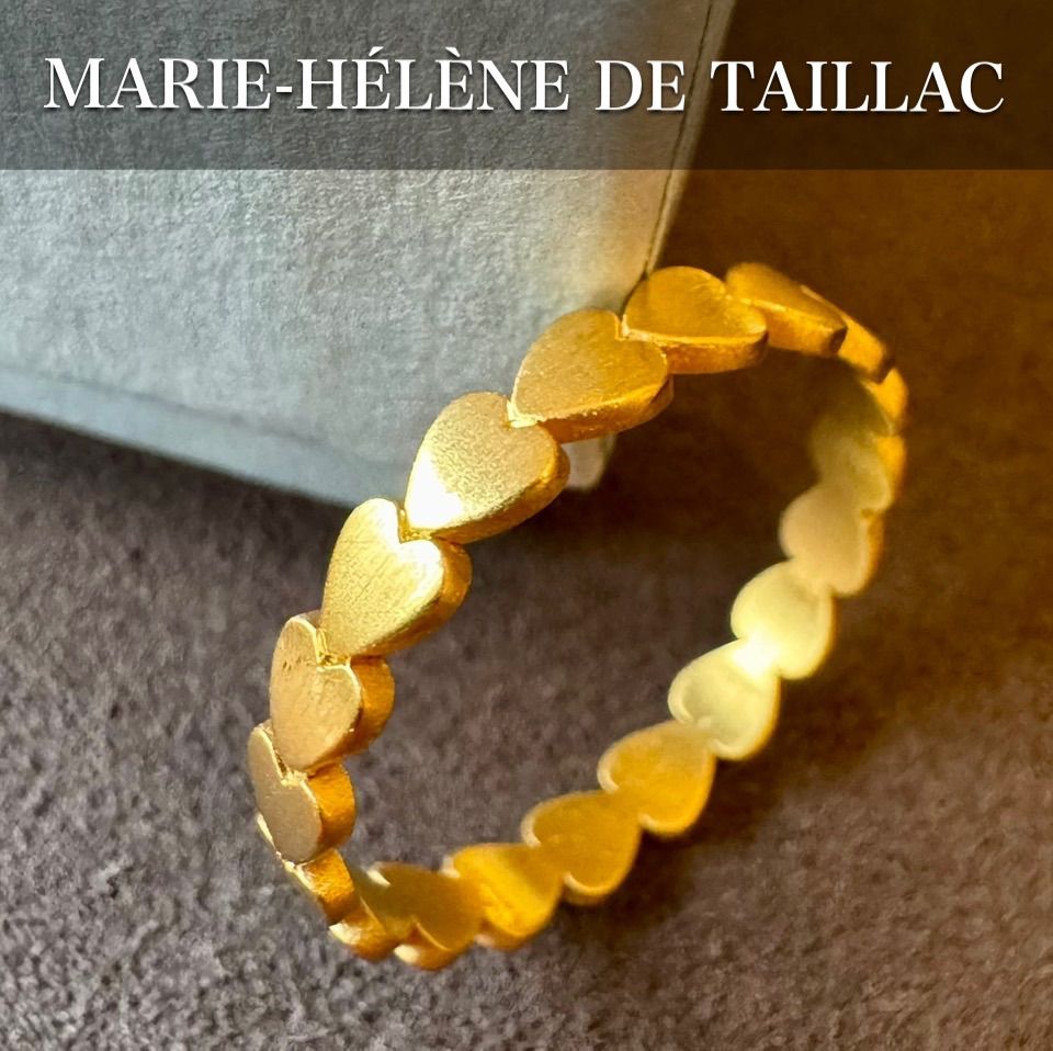 現行品◆マリーエレーヌドゥタイヤック◆K20*ラブバンドリング*14号*ハート 現行品◇マリーエレーヌドゥタイヤック◇K20*ラブバンドリング*14号