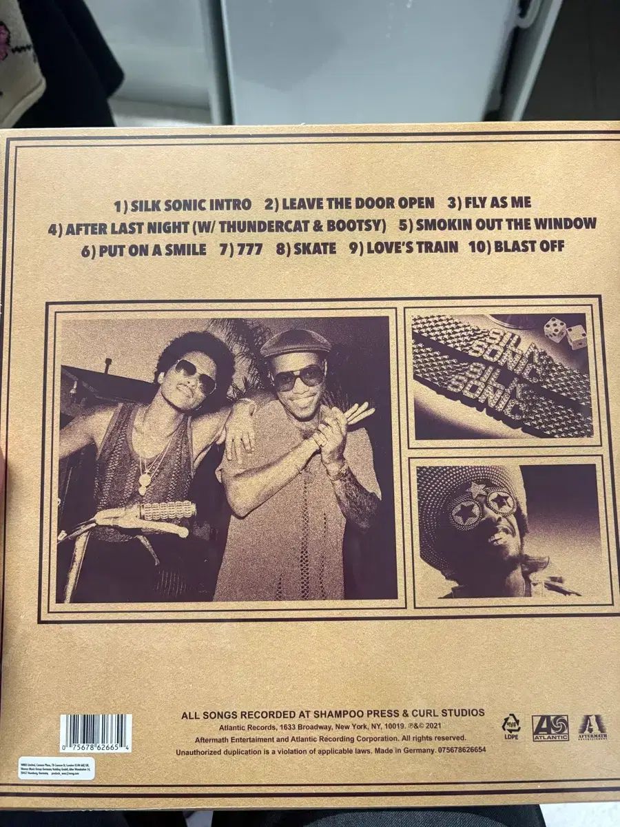 SILK SONIC LIMITED EDITION レコード　シルクソニック SILK SONIC LIMITED EDITION レコード シルクソニック Bruno Mars