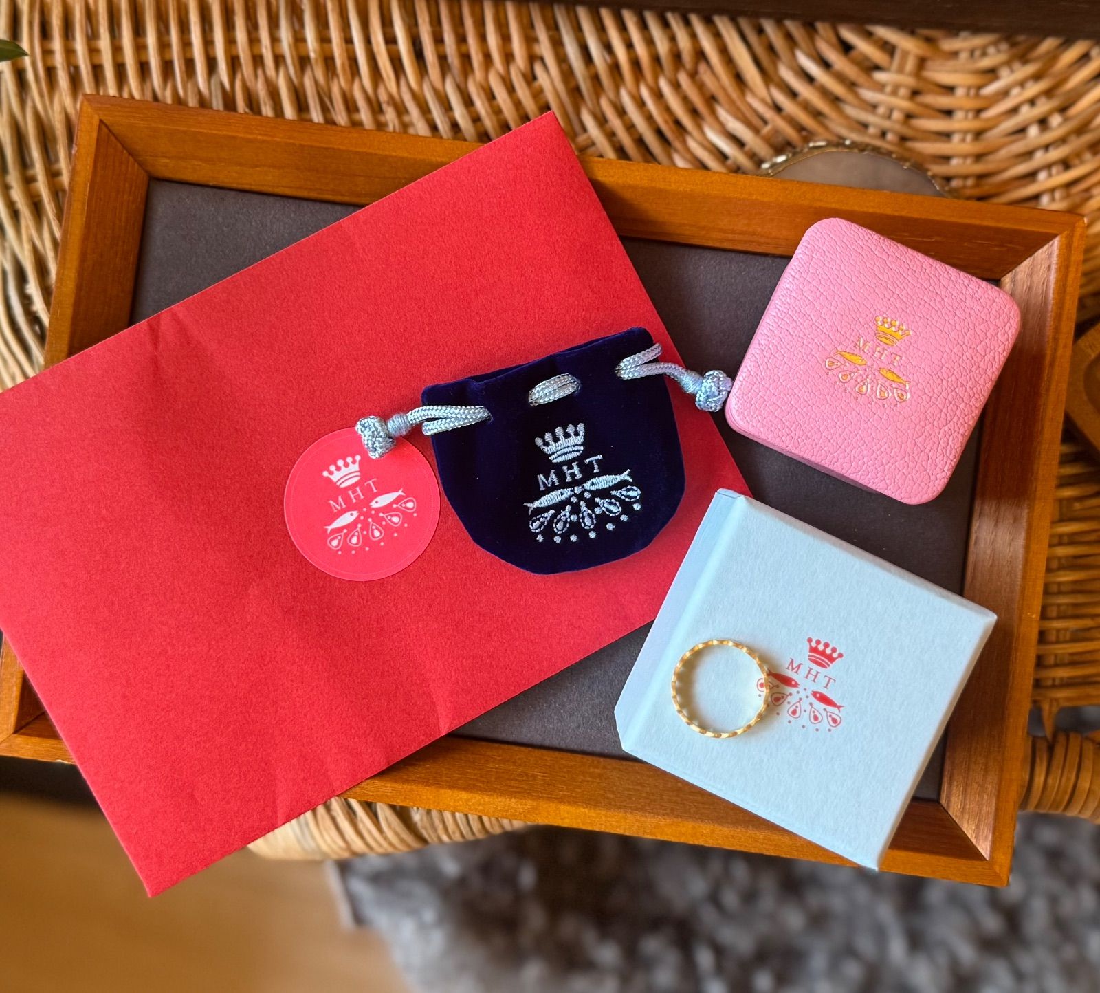 現行品◇マリーエレーヌドゥタイヤック◇K20*ラブバンドリング*14号