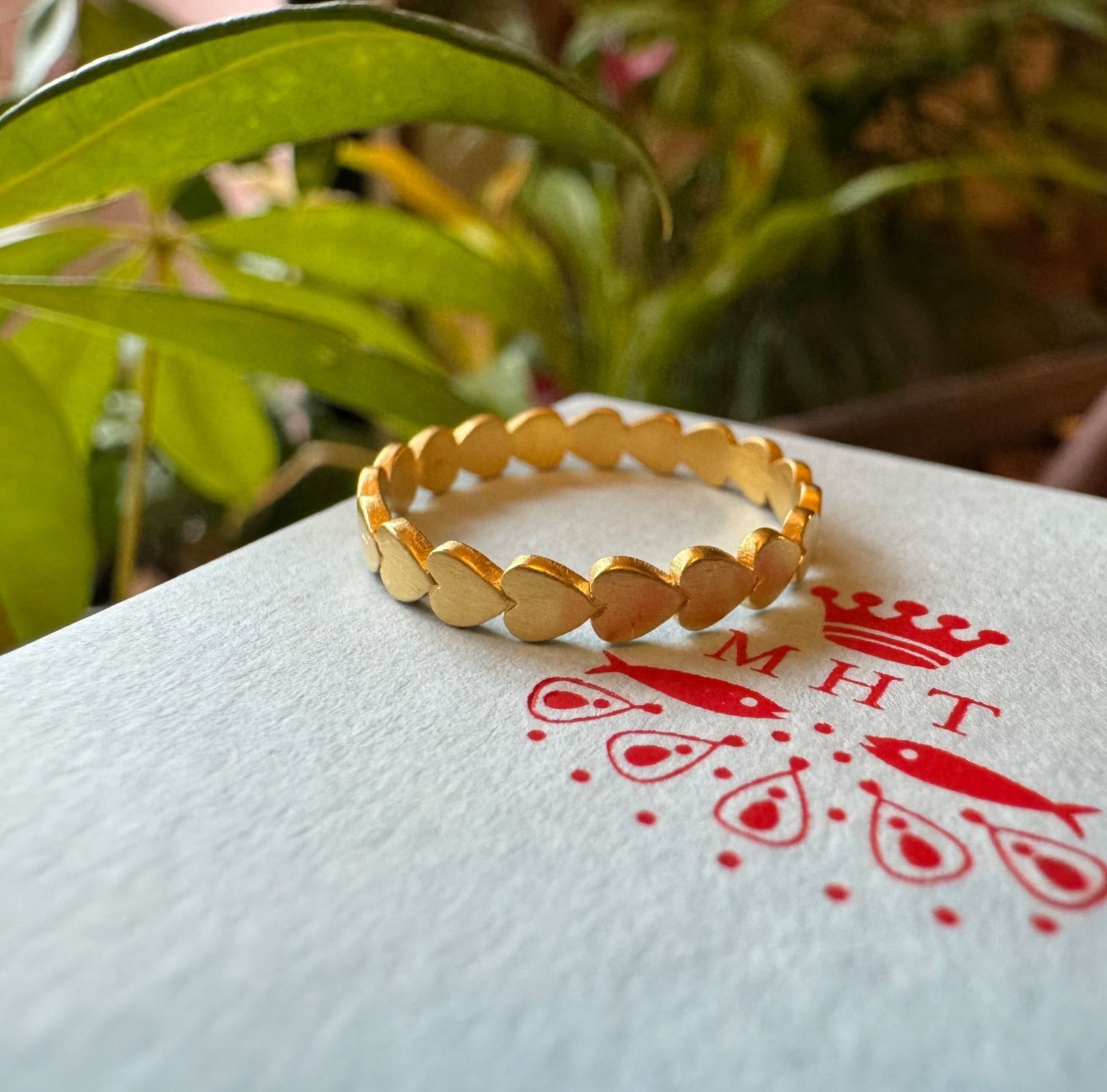 現行品◆マリーエレーヌドゥタイヤック◆K20*ラブバンドリング*14号*ハート 現行品◇マリーエレーヌドゥタイヤック◇K20*ラブバンドリング*14号