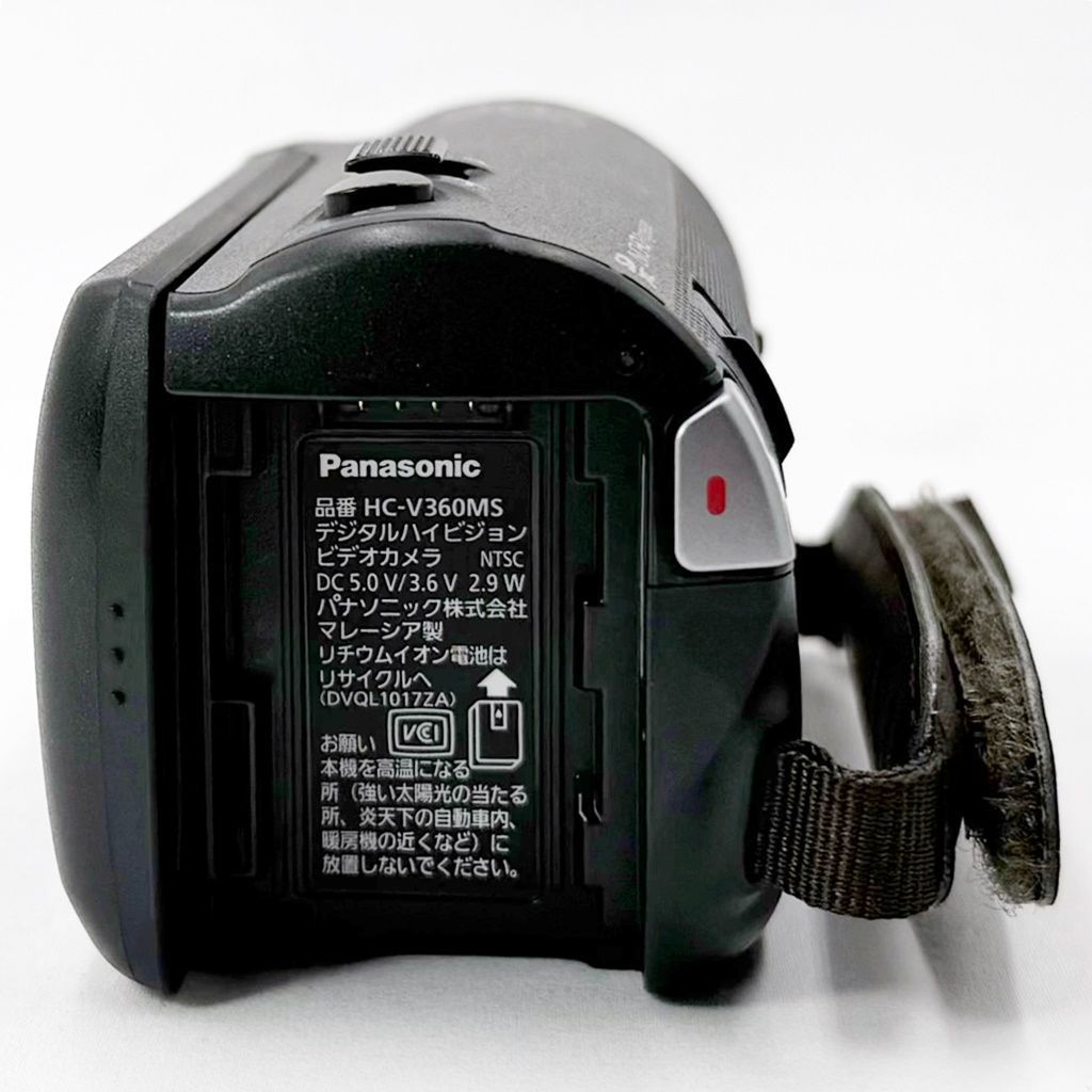 美品】パナソニック Panasonic HC-V360MS ブラック ビデオカメラ