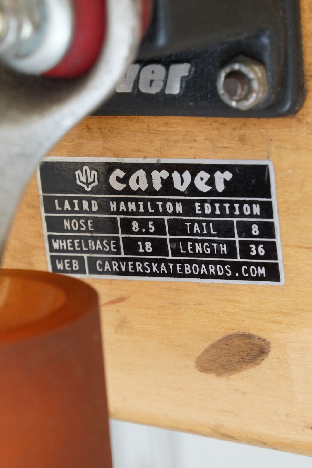 Carver（カーバー）Laird Hamilton Edition C7 サーフスケート 36