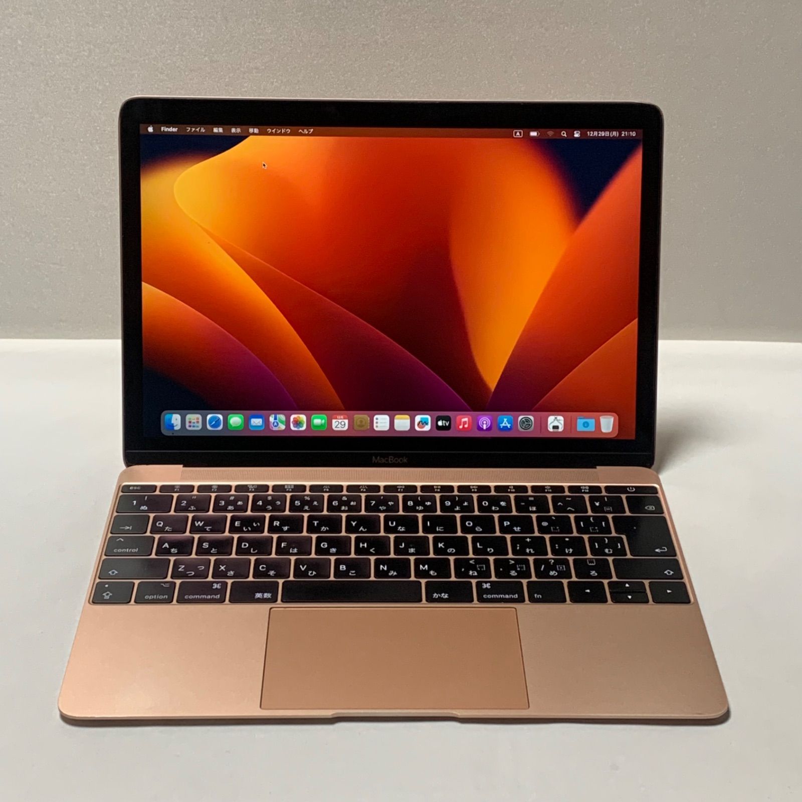 【美品】MacBook 2017 SSD512GB ローズゴールドパソコンPC 軽量】MacBook 2017年 SSD512GB メモリ8GB 12.0インチ パソコン PC