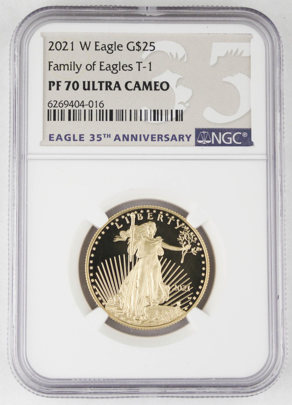 【専用】2010 Wイーグル SS1 PF70ウルトラカメオ 2021年 25ドル 1/2オンス ゴールドイーグル プルーフコイン T1 NGC