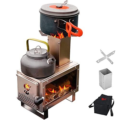 薪ストーブ　BBQコンロ　送料無料 UPF 薪ストーブ 新昇級 1台2役 バーベキュー コンロ キャンプ 耐熱