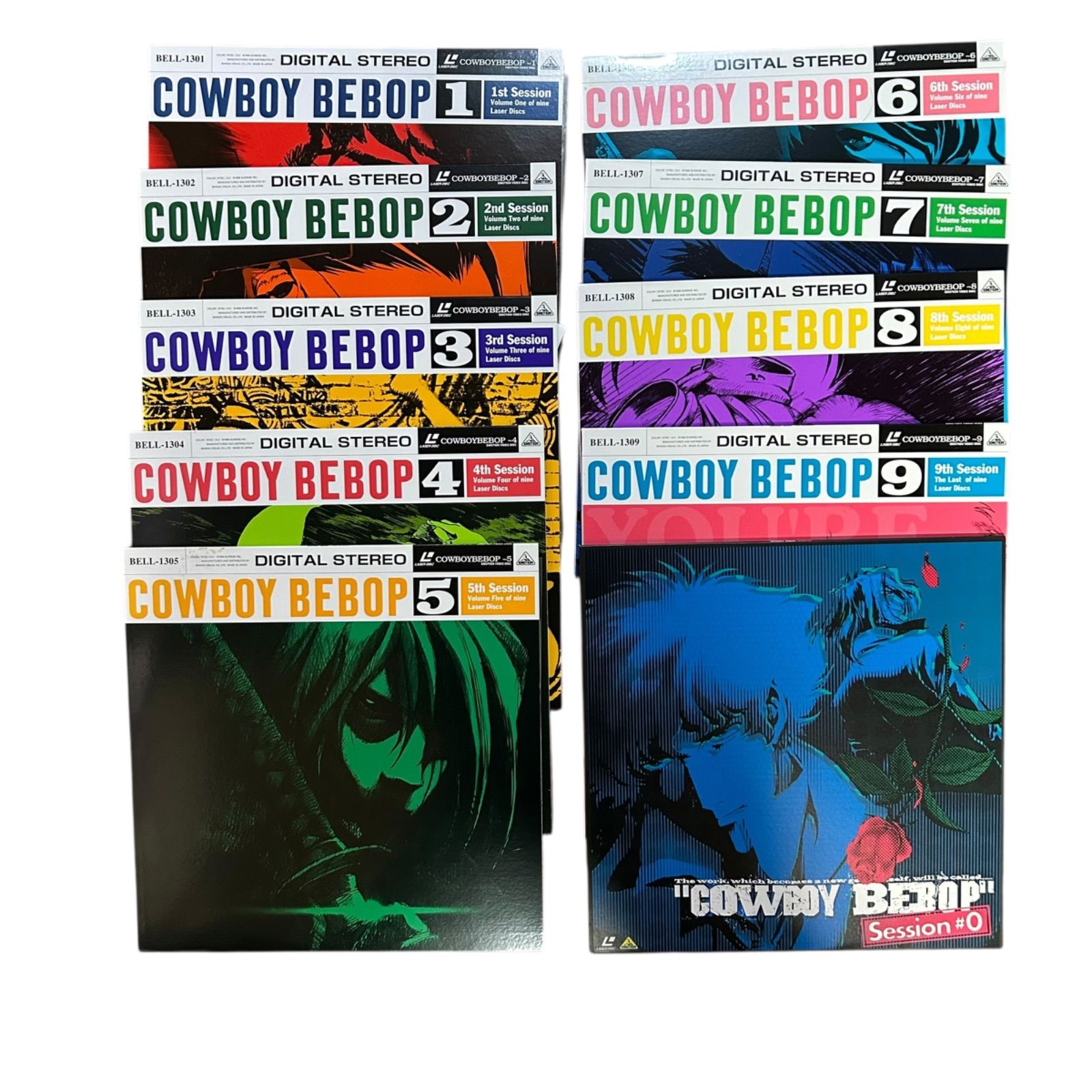 X1889 レーザーディスク LD COWBOY BEBOP 1～9巻 まとめセット