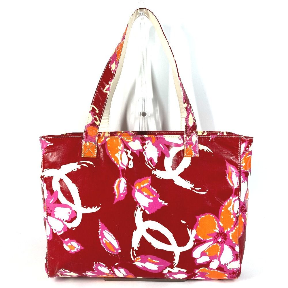 CHANEL シャネル ショルダーバッグ CC ココマーク フラワー 花柄