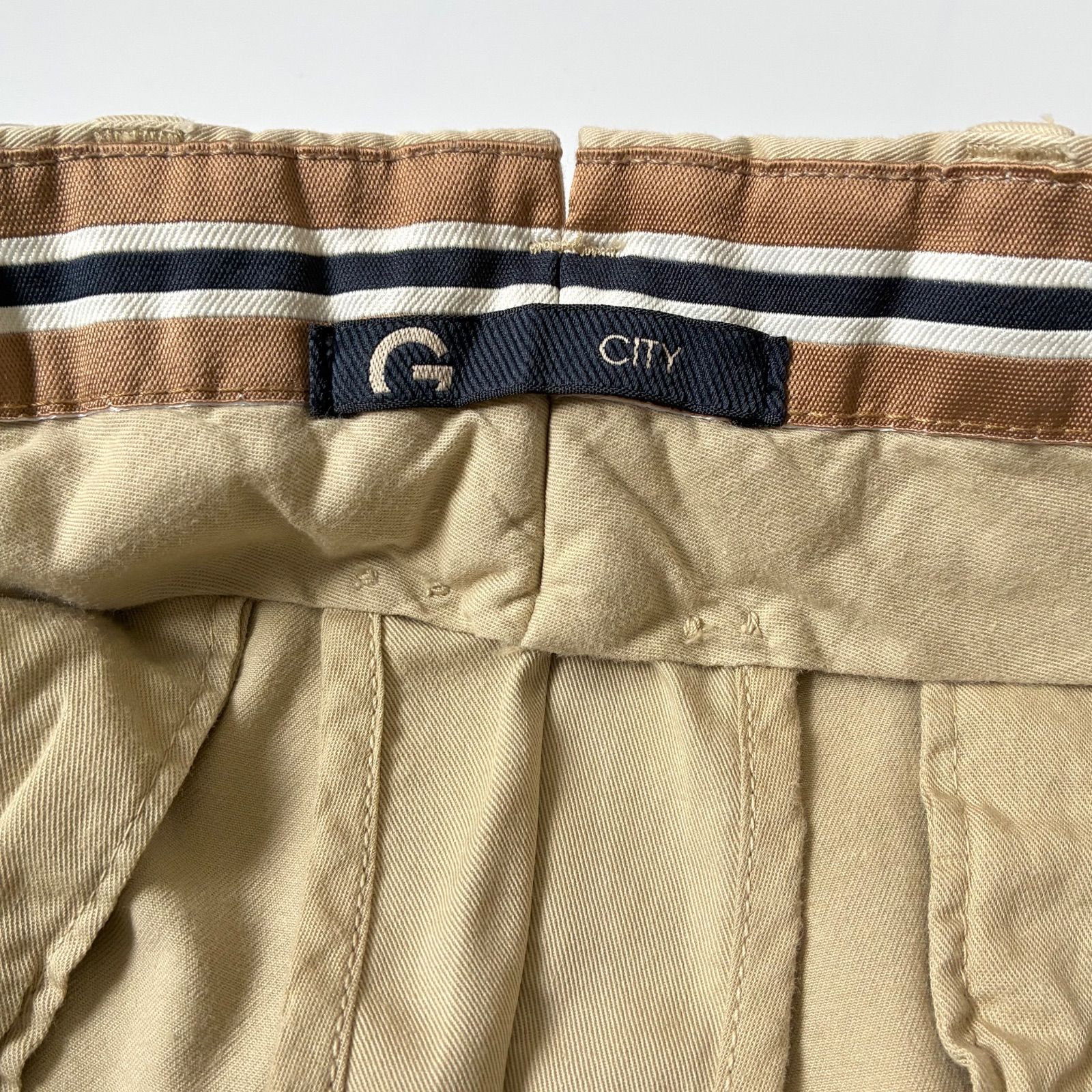 GERMANO / BEAMS F別注 コットンギャバジン ワンプリーツ スラックス