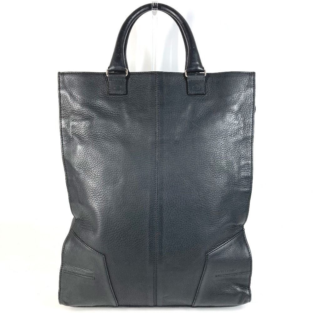 DIOR HOMME ディオール・オム トートバッグ ロゴ レザー ブラック