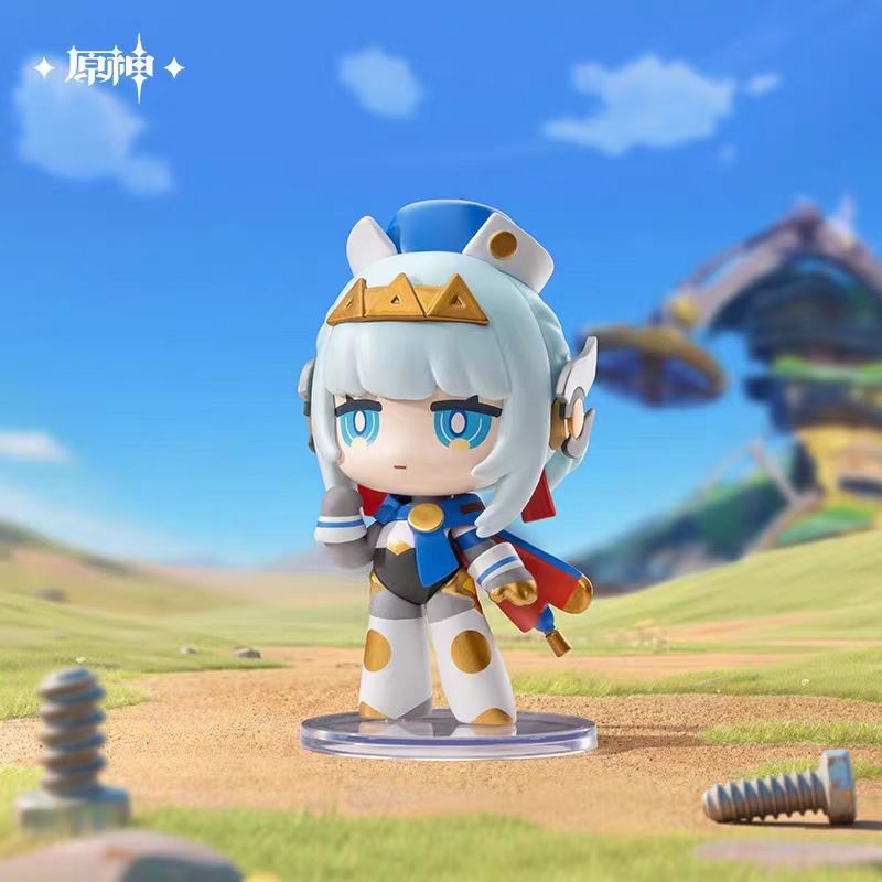 原神 ドゥリン アイノ chibiシリーズ フィギュア 原神・公式 POP MART ミニフィギュア（嘉年相聚）6点セット アイノ