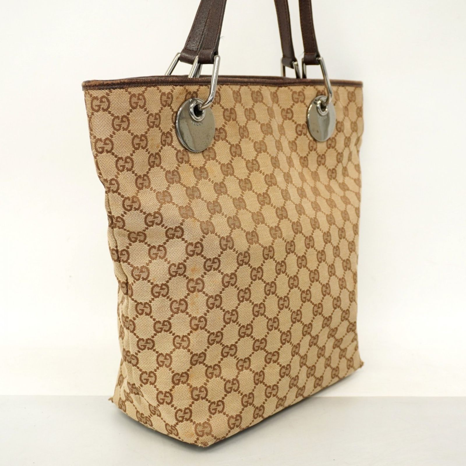 ★★最終値下げしました★Gucci グッチ GGキャンバス トート バッグ  ベージュ ・正規品 グッチ(Gucci) グッチ トートバッグ GGキャンバス 120836 キャンバス