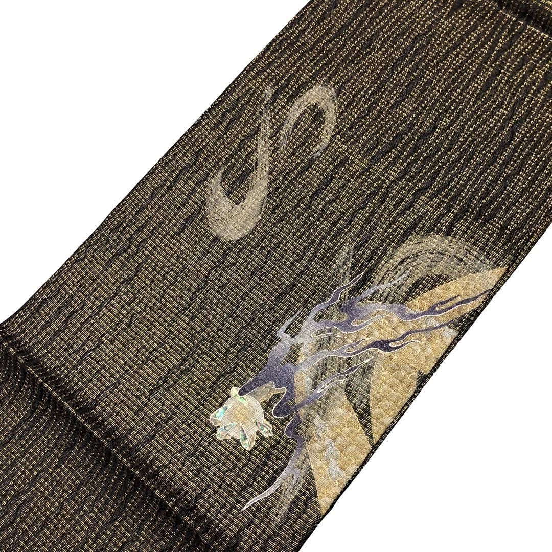 袋帯 龍 竜 ドラゴン 螺鈿 金彩 金糸 ガード加工 O-5916 袋帯 龍 竜 ドラゴン 螺鈿 金彩 金糸 ガード加工 O-5916 - メルカリ