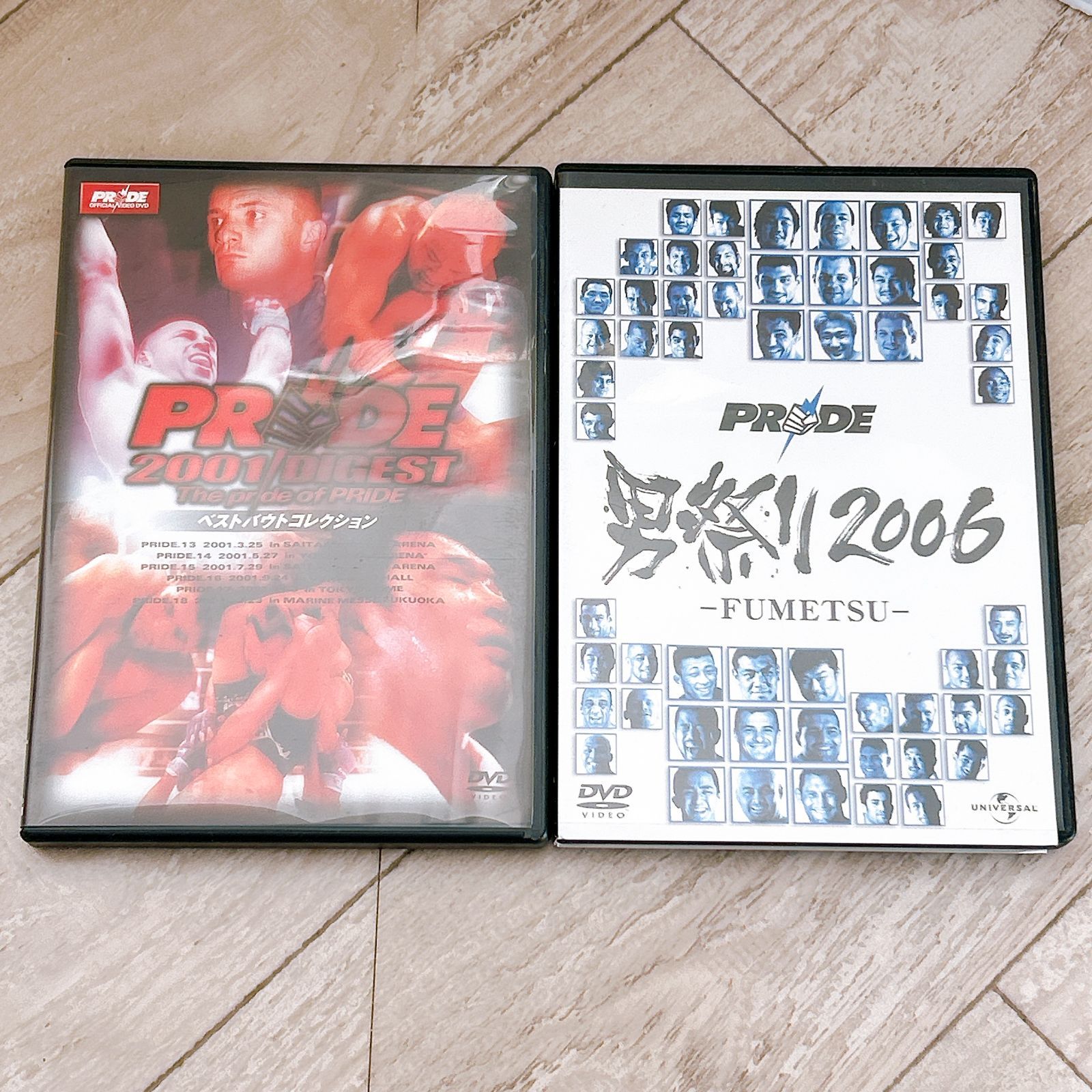 PRIDE DVD2本 まとめセット！男祭り 2006/2001 ダイジェスト - メルカリ
