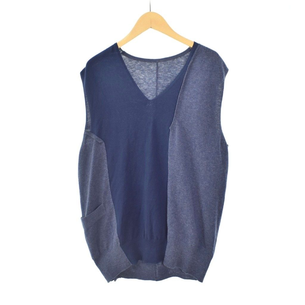 【スミス】Maison Margiela ネイビーベスト Maison Margiela（旧Maison Martin Margiela）（ベスト）のフリマ