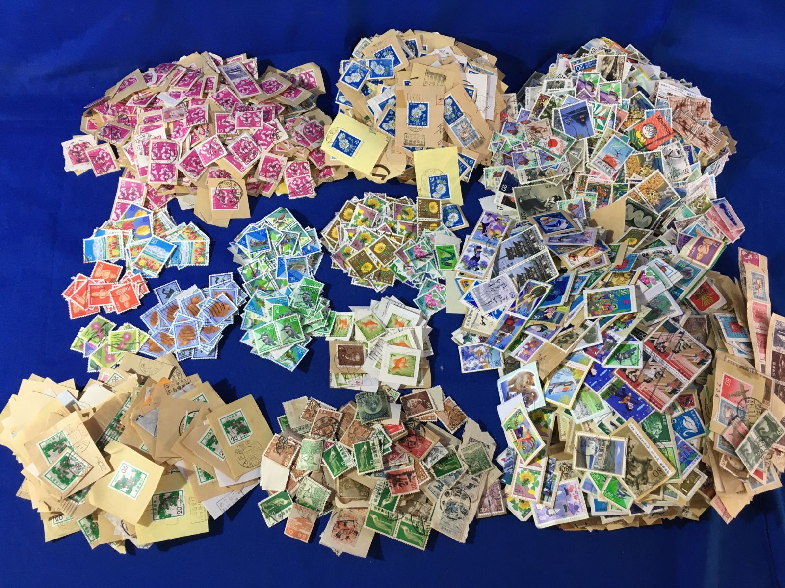 大量！！ 戦前～ 使用済み切手 日本切手 昭和～平成 まとめて 800g以上
