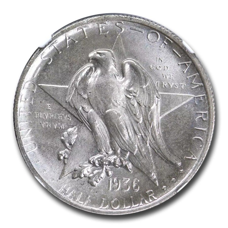 1936年テキサス州建国100周年記念ハーフドル MS-67+ NGC CAC - メルカリ