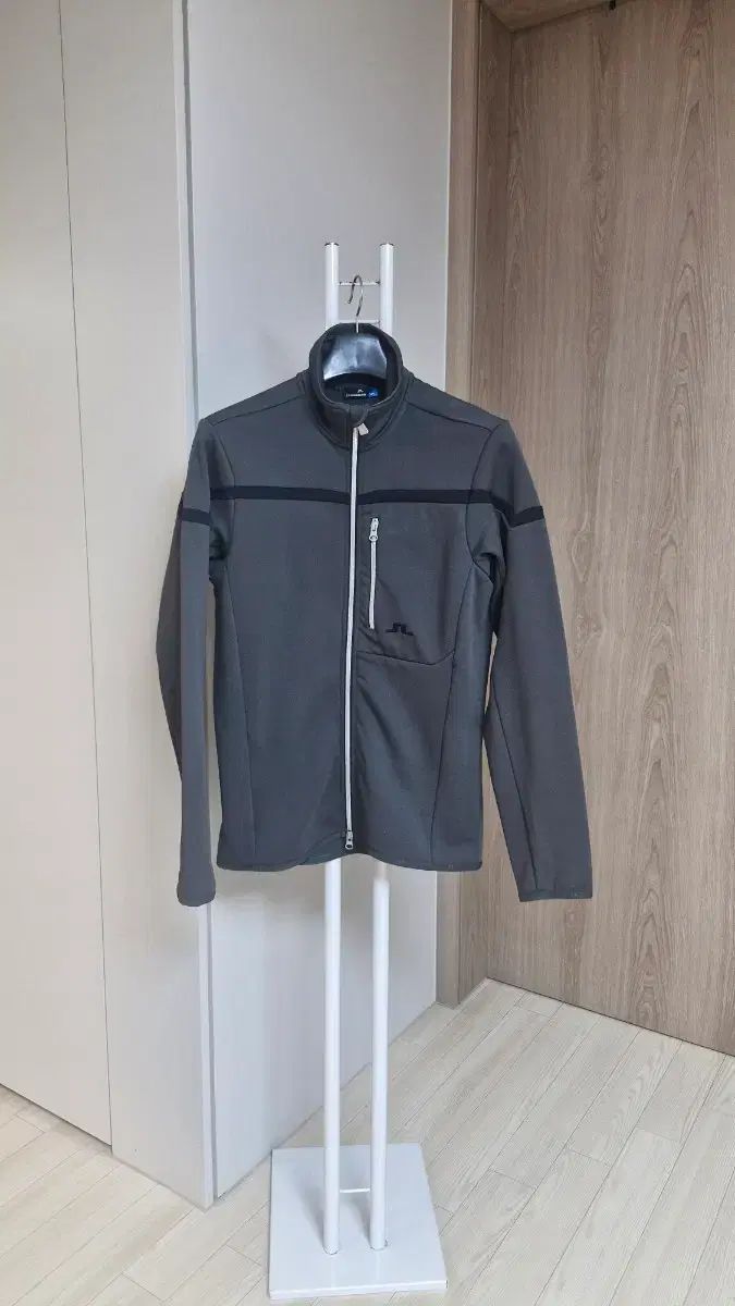 J.LINDEBERG (メンズS/95) フルジップアップ 起毛 ジャケット カーキ