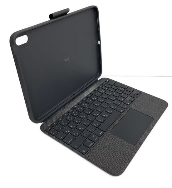 【美品】Logicool iPad COMBO TOUCH iK1059GRA logicool（ロジクール） iPad キーボード ケース Combo Touch iPad 11
