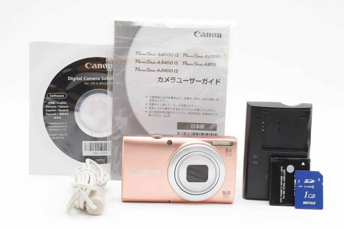 極上品☆キヤノン Canon PowerShot A4000 IS PC1730 コンパクト