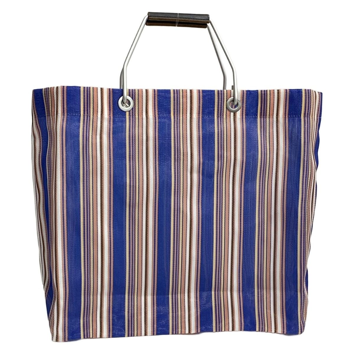 MARNI(マルニ) トートバッグ マーケット ストライプ バッグ ブルー 
