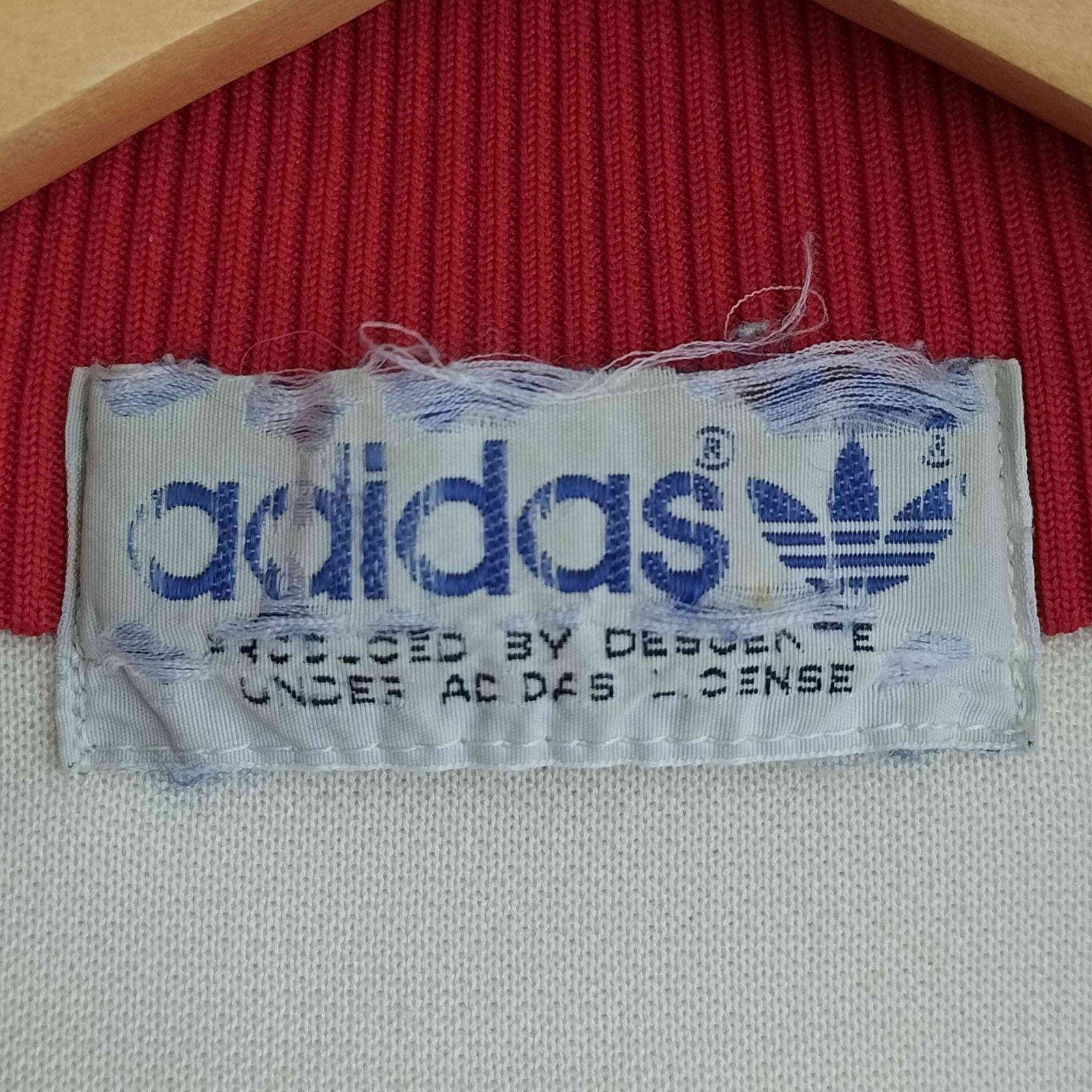 アディダス adidas 80s トレフォイルロゴ後期 デサント製 ロゴ刺繍 3 